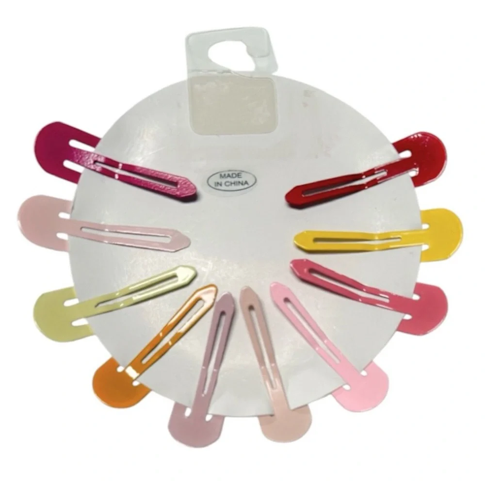 Nordstrom Berry 10 Multi Color Snap Hair Clips